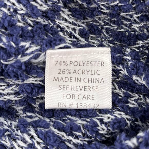 Modcloth Cropped Marled Blue Sweater Womens Size Small - Picture 4 of 4